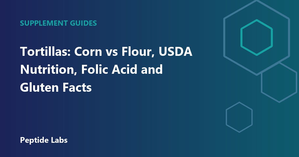 Tortillas: Corn vs Flour, USDA Nutrition, Folic Acid and Gluten Facts