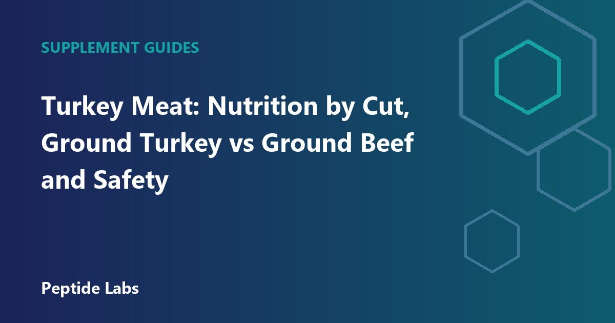 Turkey Meat: Nutrition by Cut, Ground Turkey vs Ground Beef and Safety