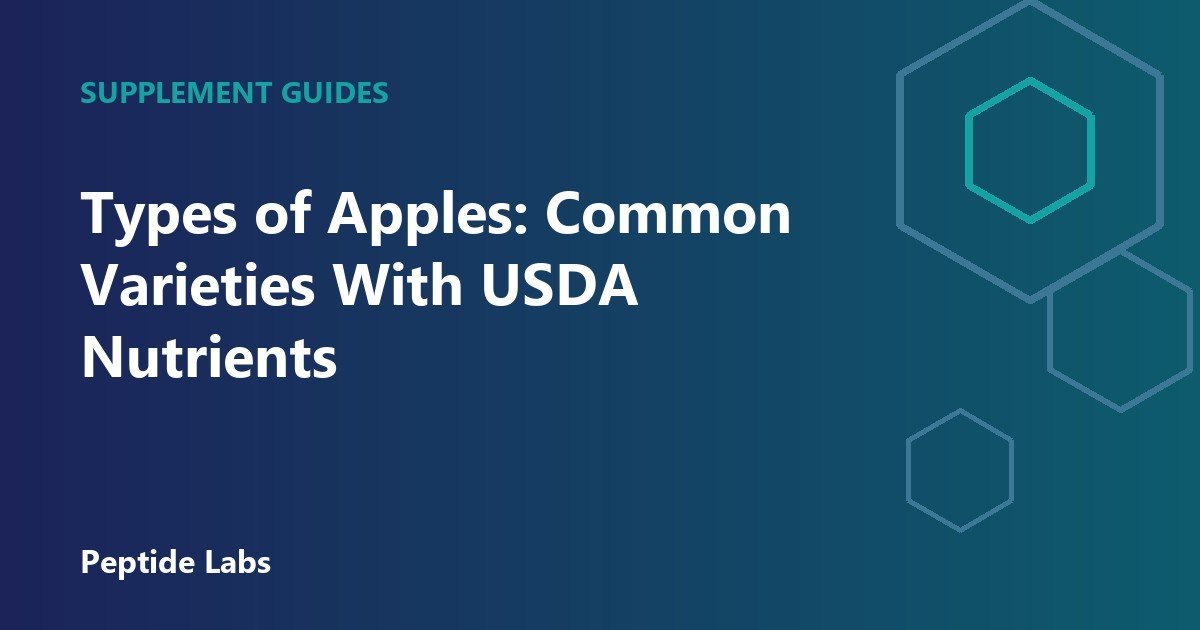 Types of Apples: Common Varieties With USDA Nutrients