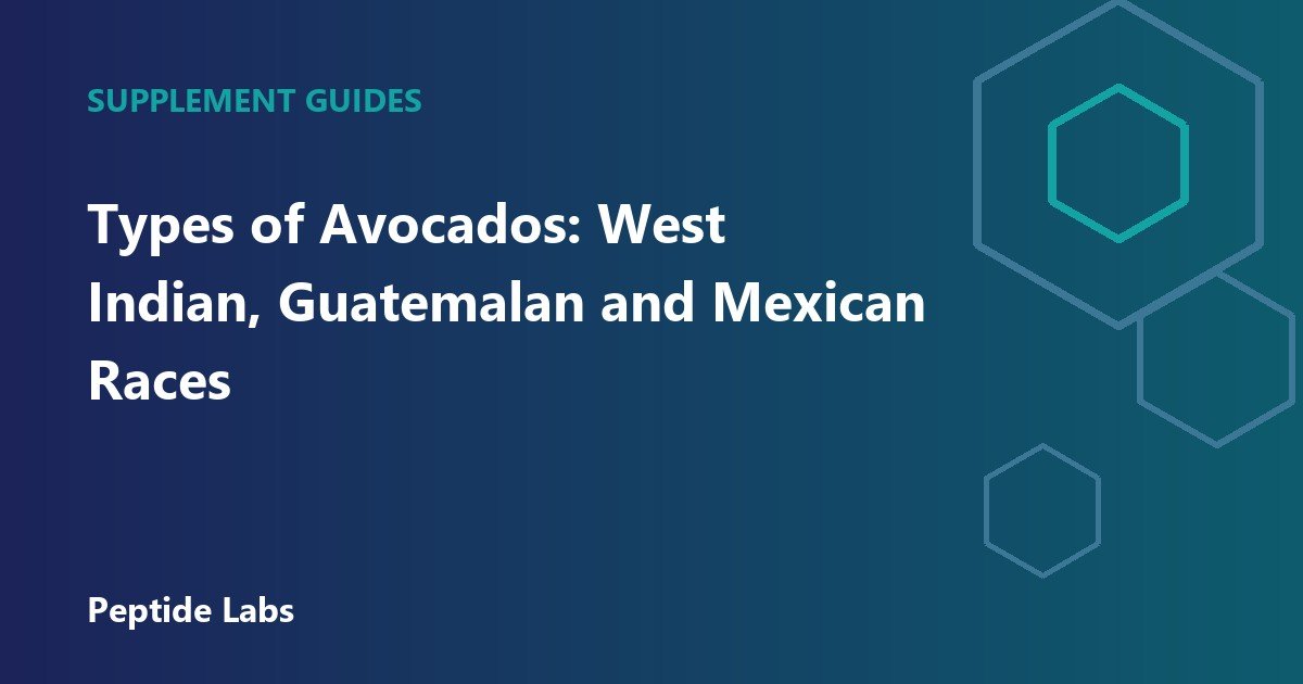 Types of Avocados: West Indian, Guatemalan and Mexican Races