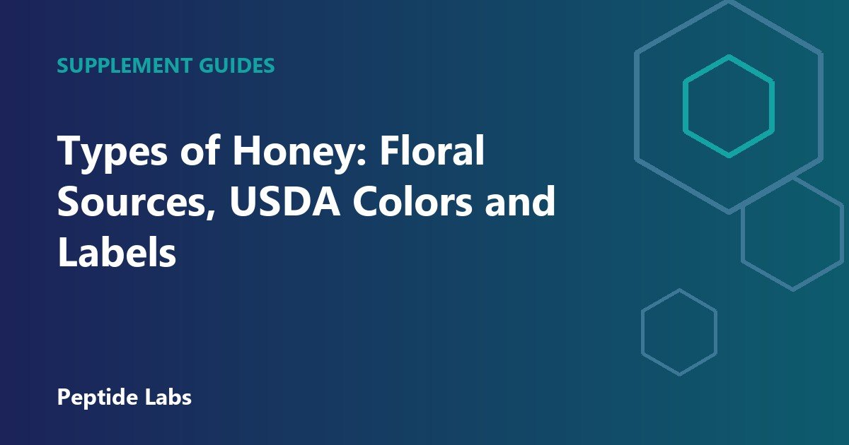 Types of Honey: Floral Sources, USDA Colors and Labels