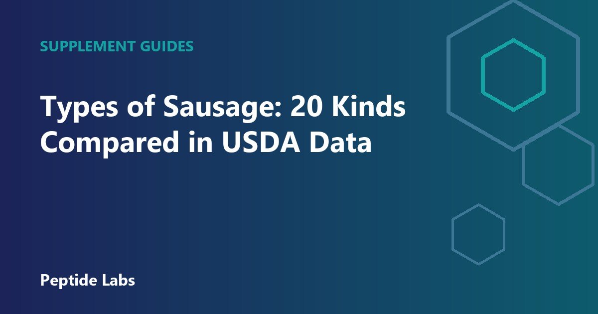Types of Sausage: 20 Kinds Compared in USDA Data