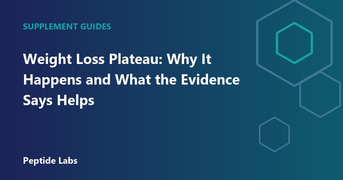 Weight Loss Plateau: Why It Happens and What the Evidence Says Helps